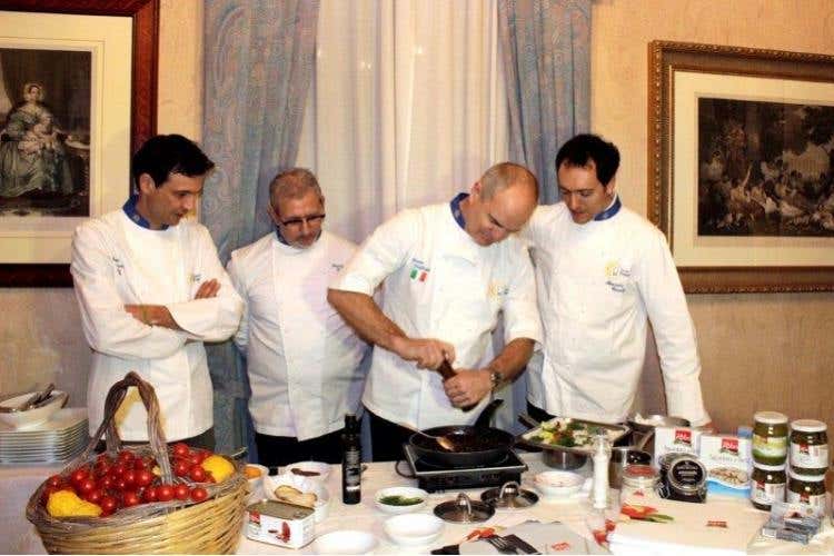 da sinistra: Claudio Ceriotti, Maurizio Pistritto, Enrico Derflingher e Alesssandro Circiello